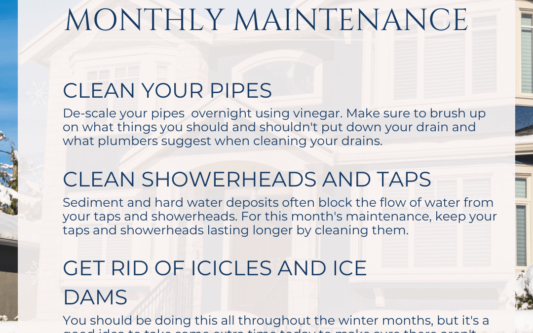 Jan. 3rd – Home Maintenance