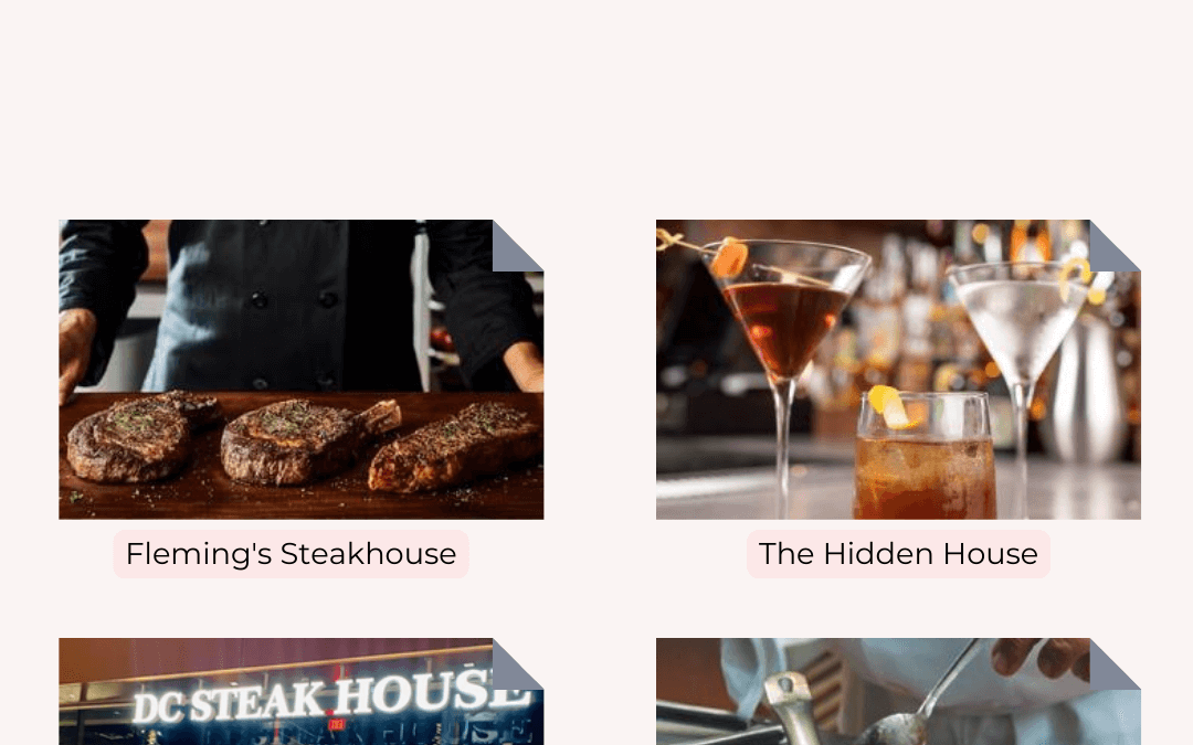 Romantic Restaurants: Editable Template