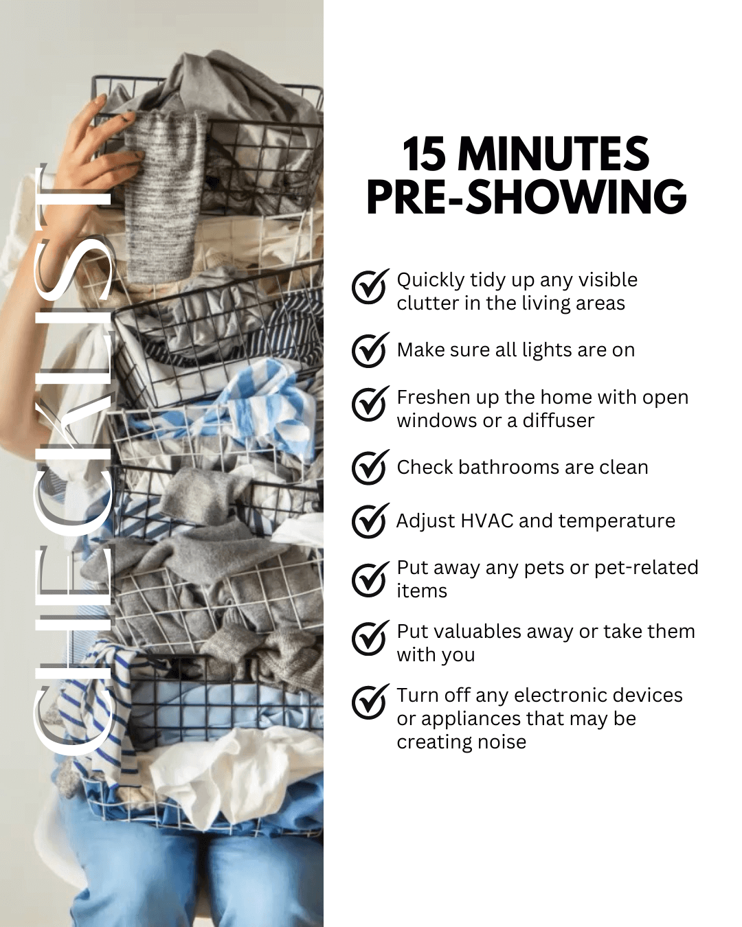 Feb. 16th- Pre-Showing Checklist