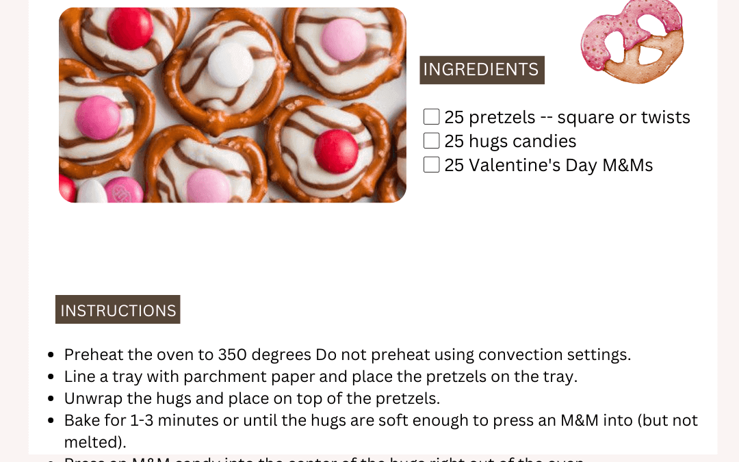 Feb. 11th – Heart Hug Pretzels