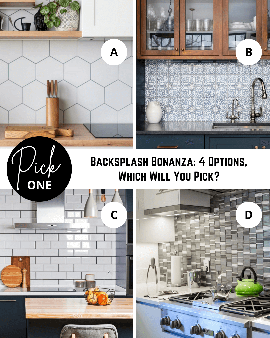 March 31st – Pick One