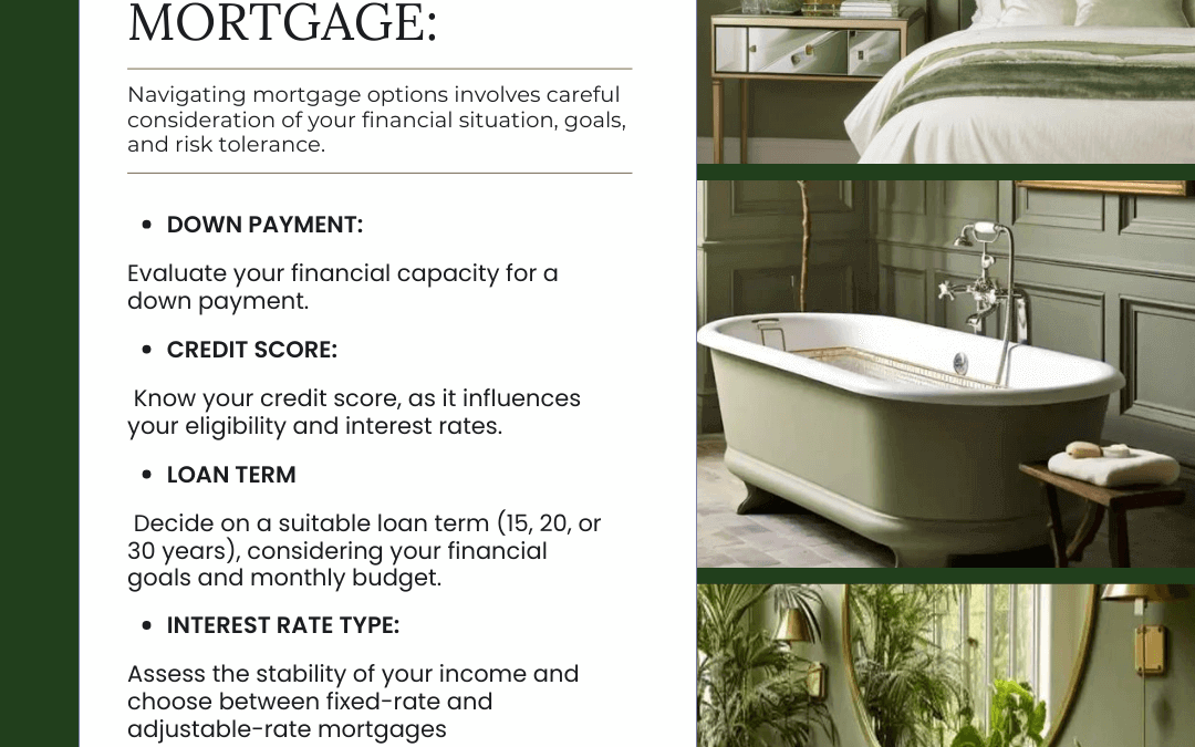 March 21st – Choosing a mortgage