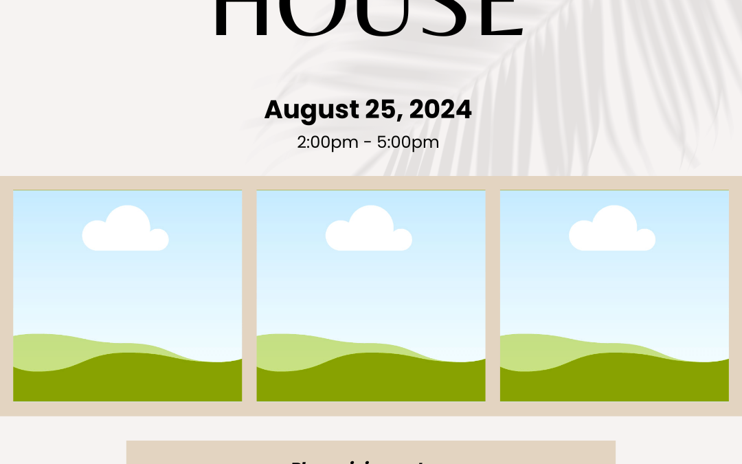 July Editable Templates – Open house