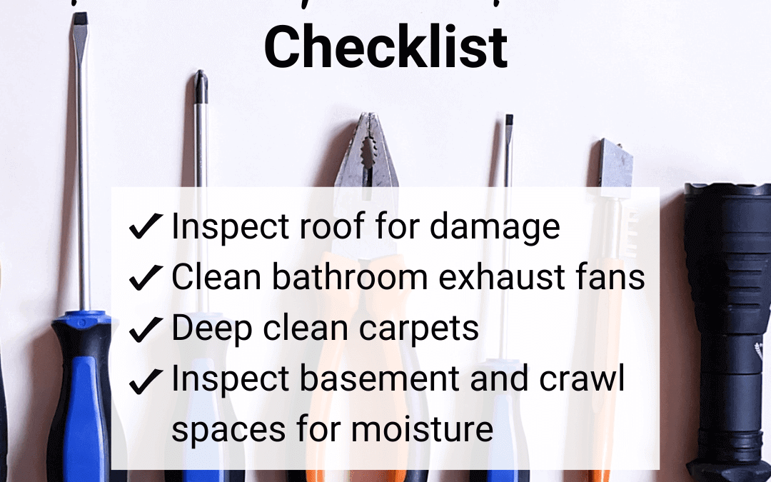 August 2nd – Home Maintenance Checklist