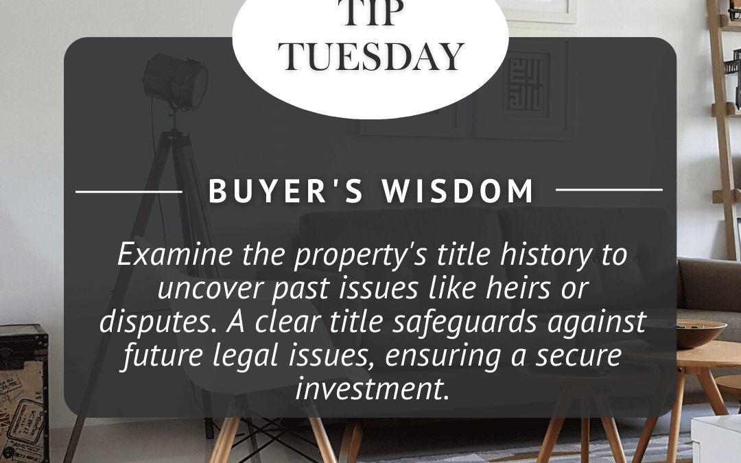 Oct. 29th – Tip Tuesday Buyer