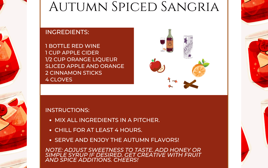 Oct. 25th – Spice Sangria