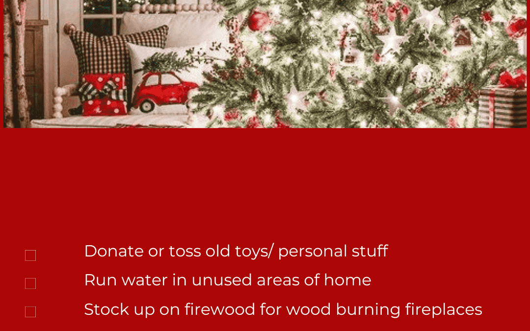 Dec. 2nd – Home Maintenance Checklist