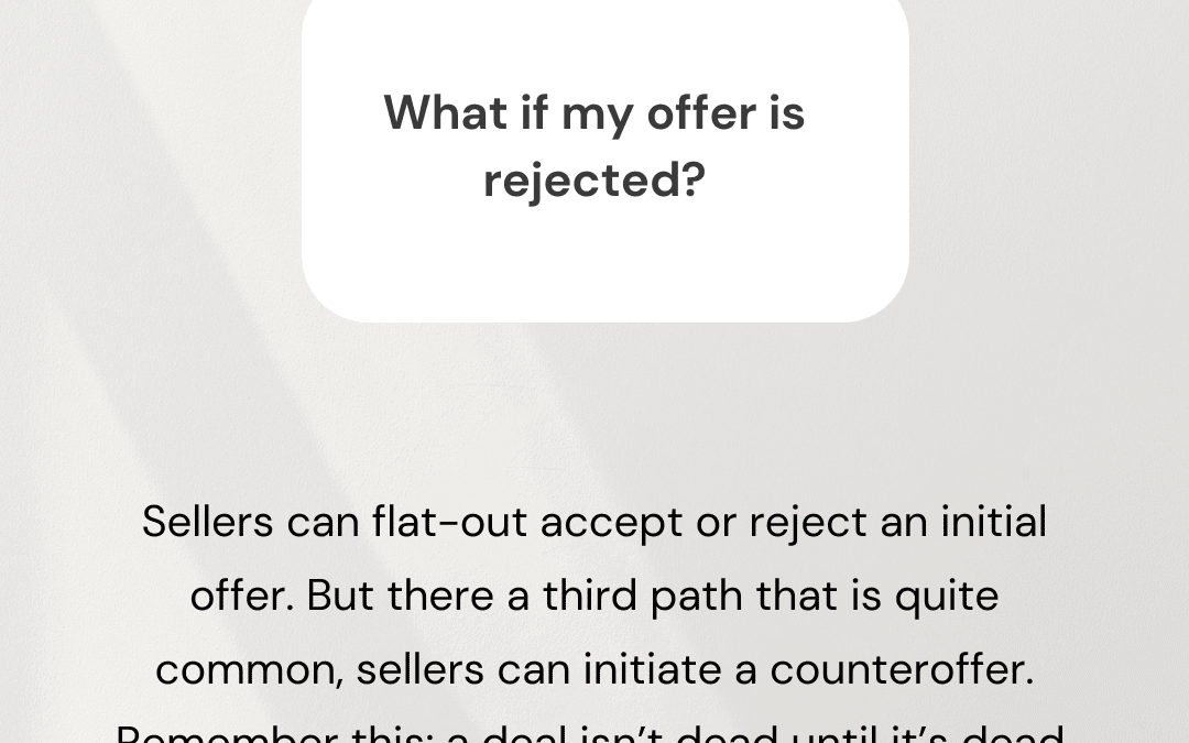 Jan. 27th – What if my offer is rejected?