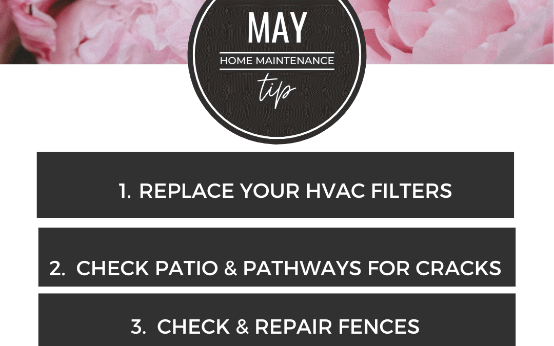 May 2nd – Home Maintenance