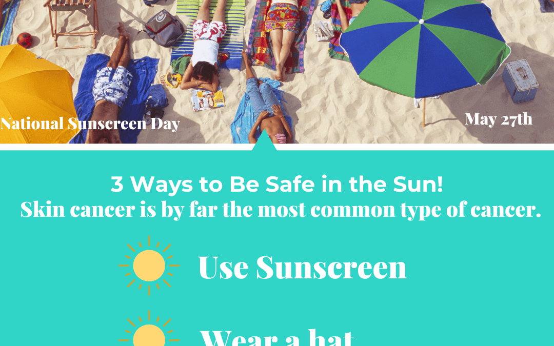 May 27th – National Sunscreen Day