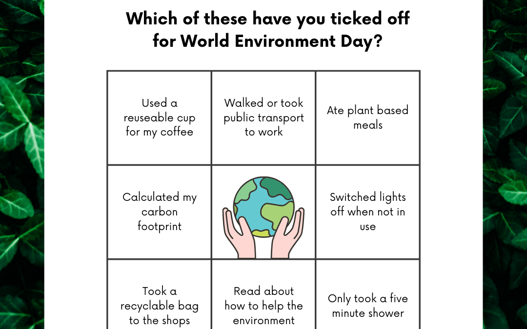 June 5th – World Environment Day