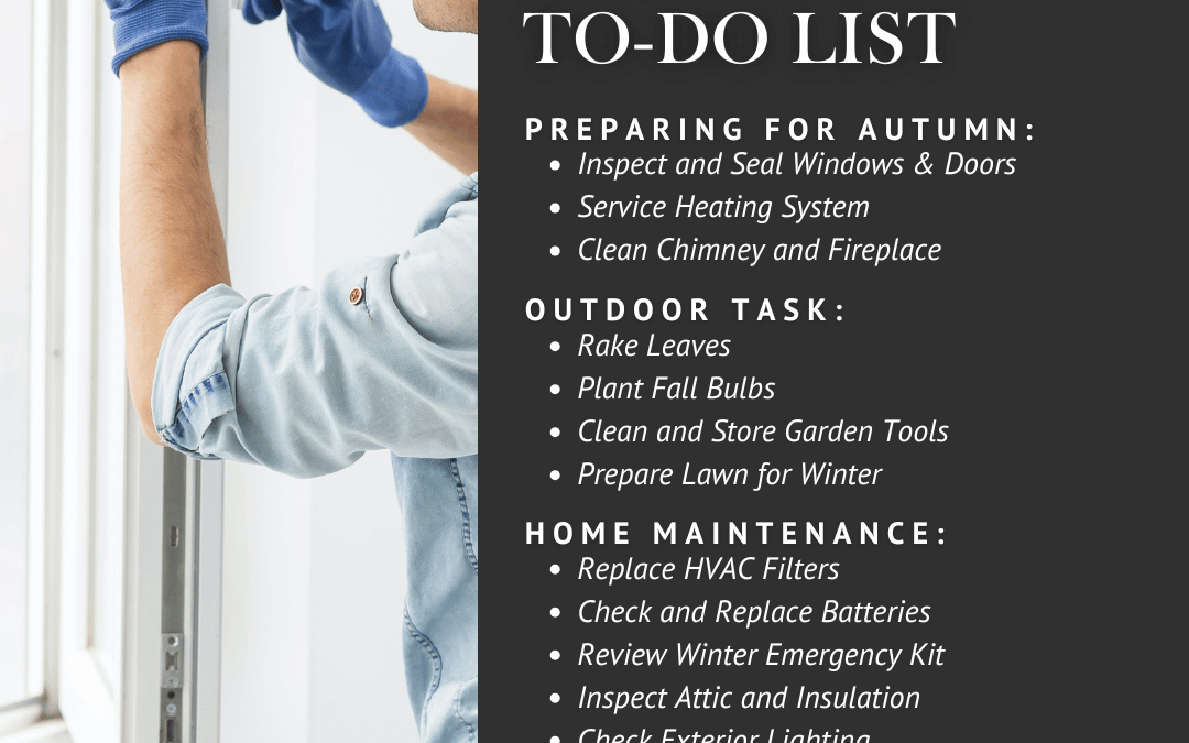 October 2nd – Home Maintenance