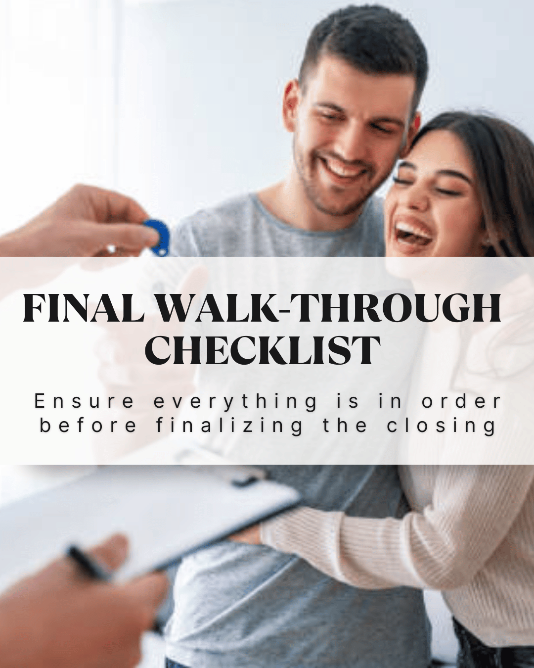 November 22nd – Final Walk-Through