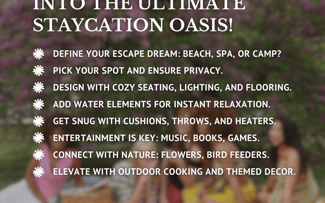 October 23rd – Turn Your Backyard