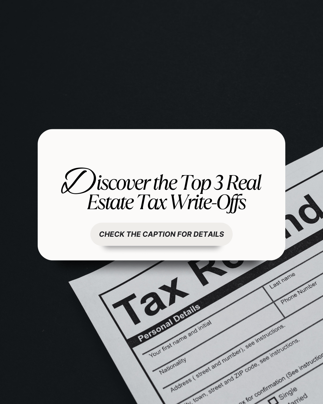 November 26th – Tax Tip