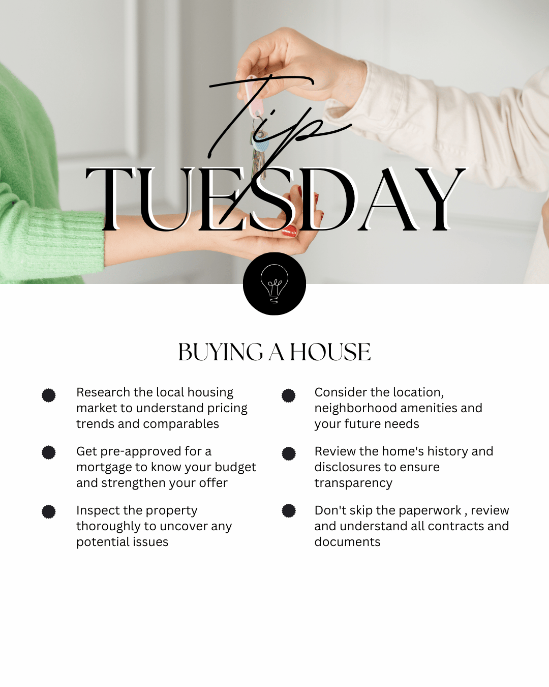 November 18th Tip Tuesday – Buying a home