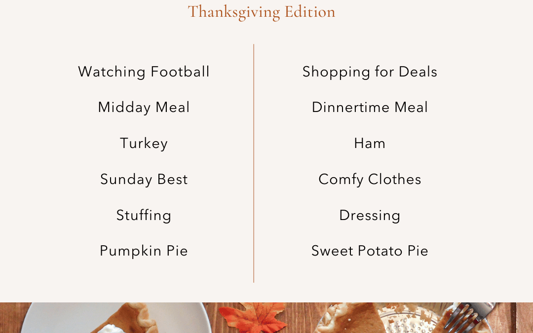 November 5th – This or That