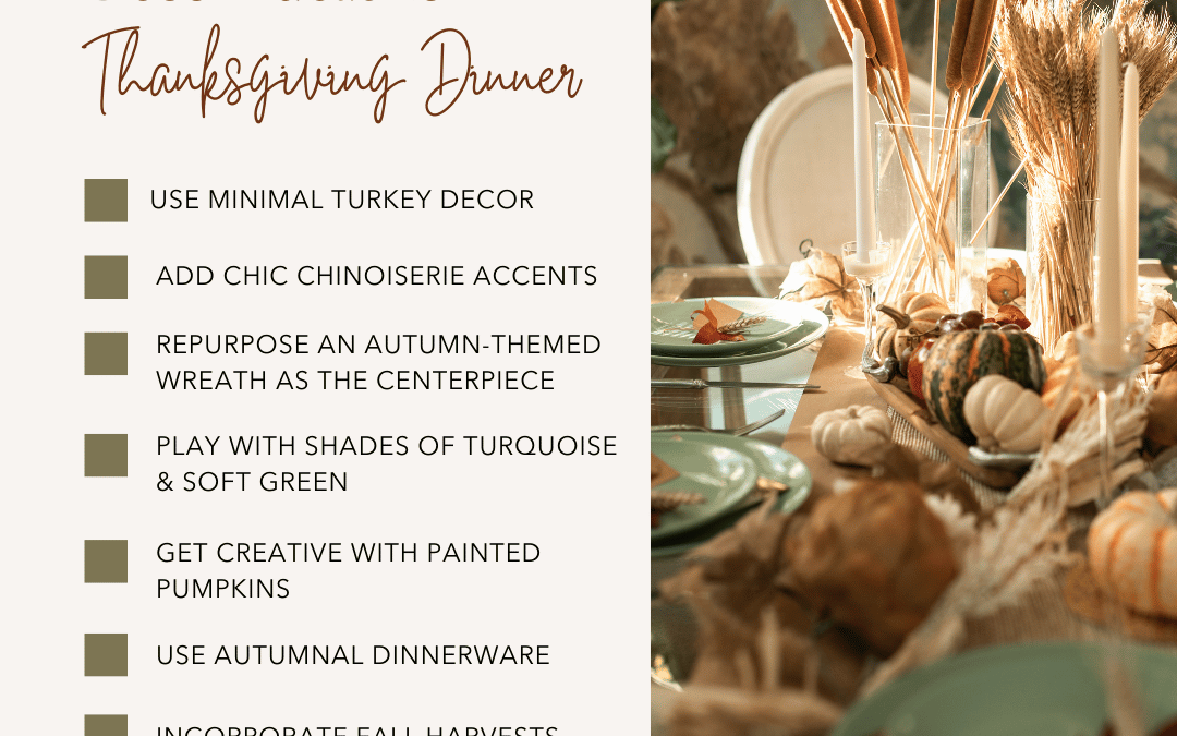 November 7th – Tabletop Decor