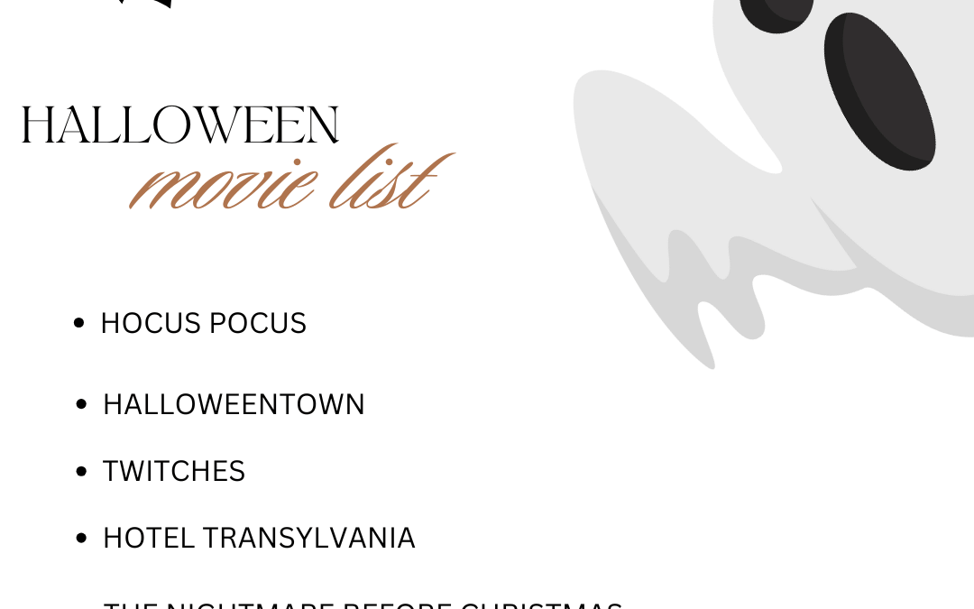 October 10th – Halloween Movie List