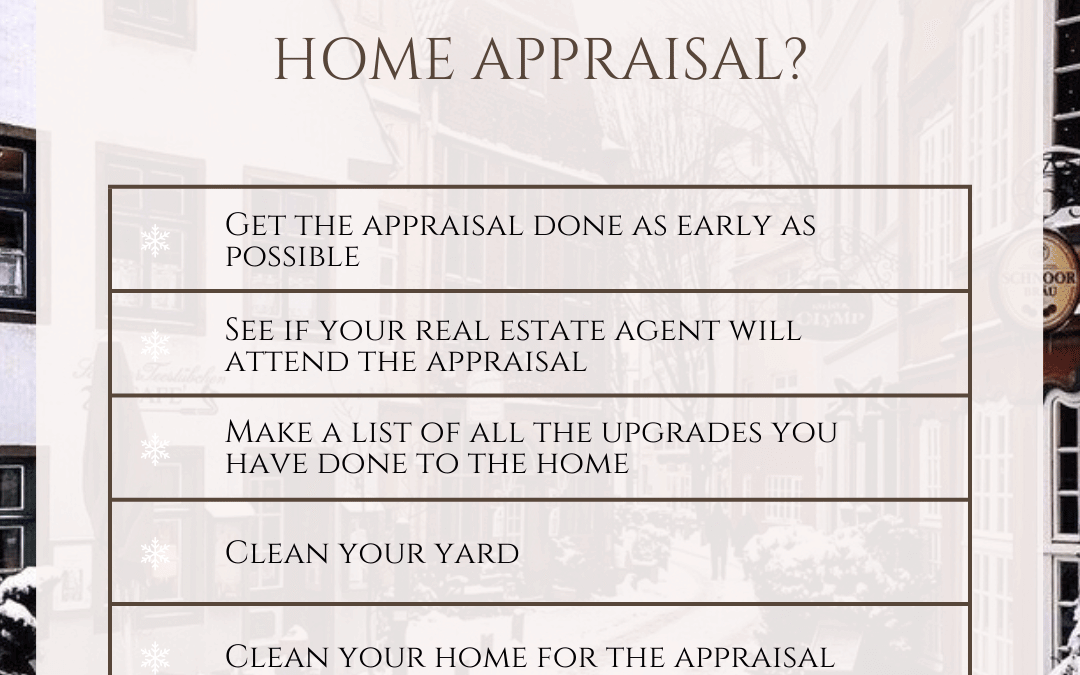 January 24th – How to prepare for an Appraisal