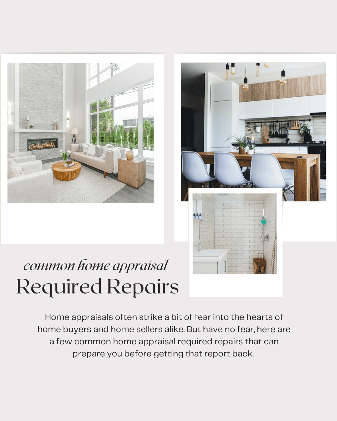 January 4th -Common Required Repairs