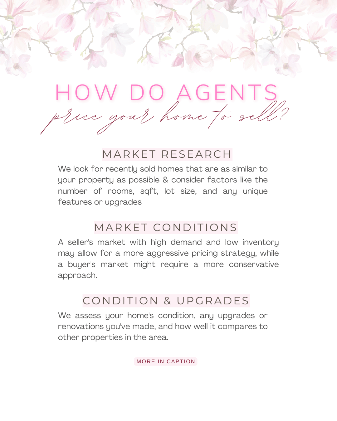 Feb. 13th – How do agents price your home?