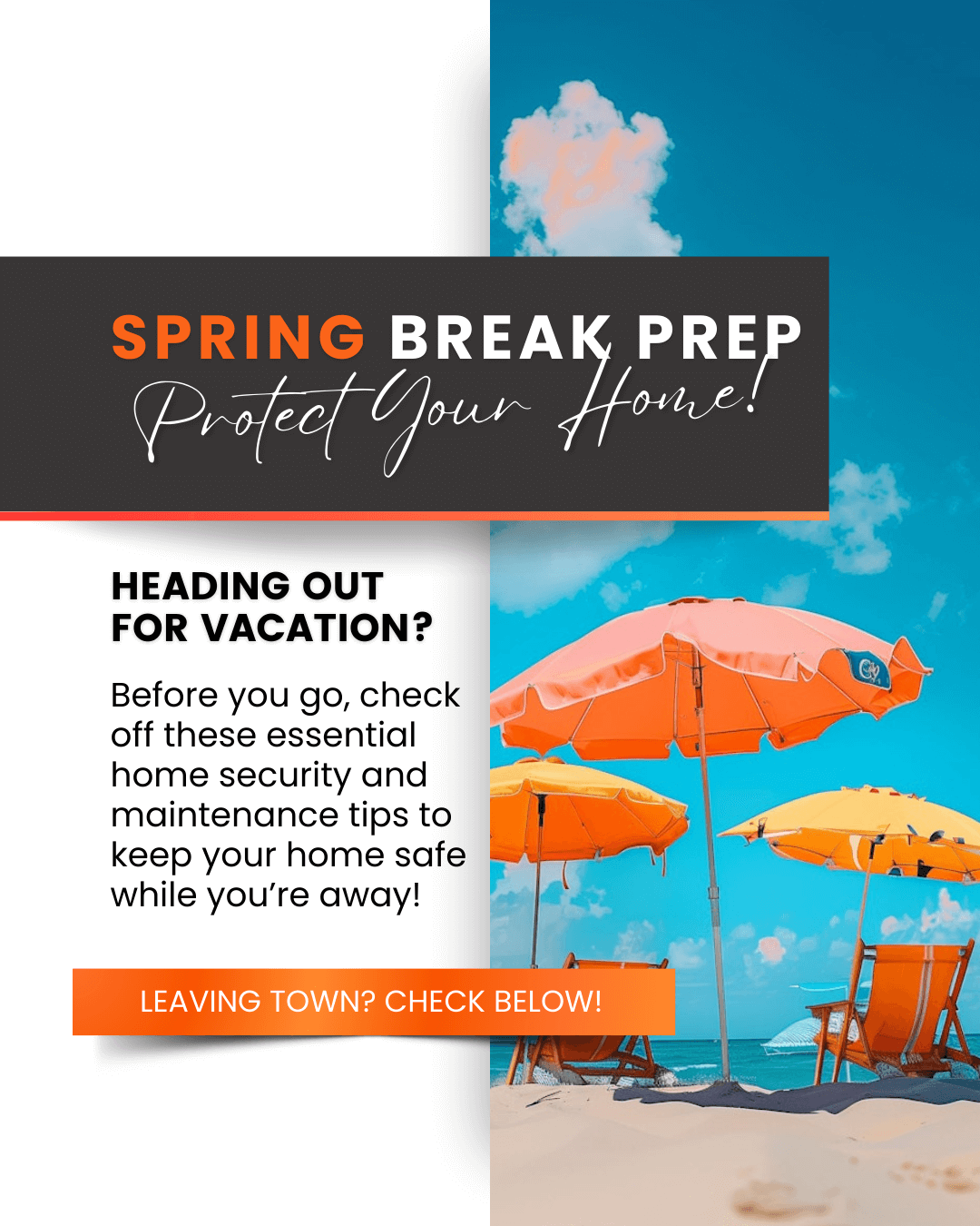 March 8th – Spring Break Prep