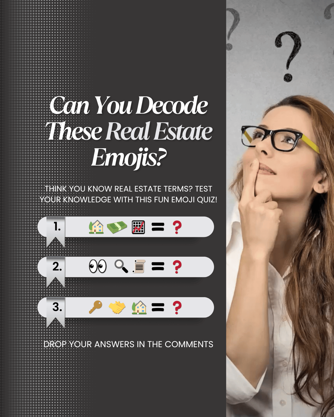 March 12th – Real Estate Emoji Quiz!