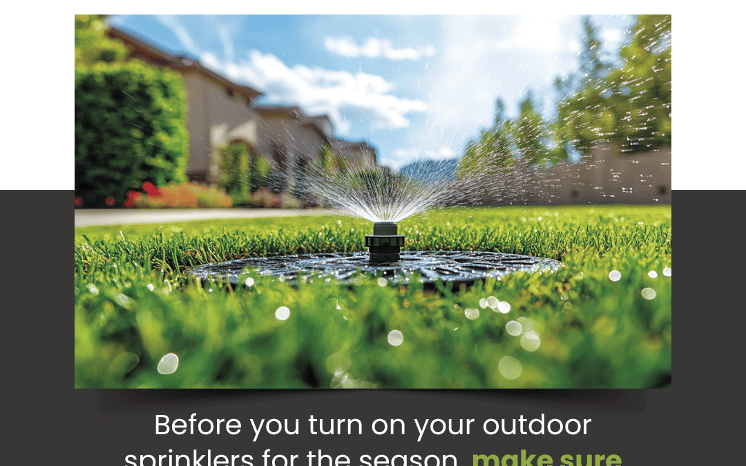 March 23 – Sprinkler Check
