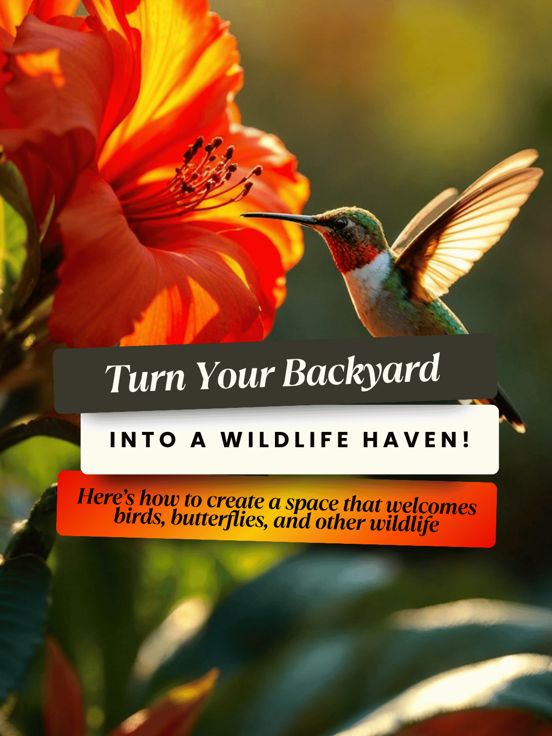 April 17th – Turn you backyard into a haven