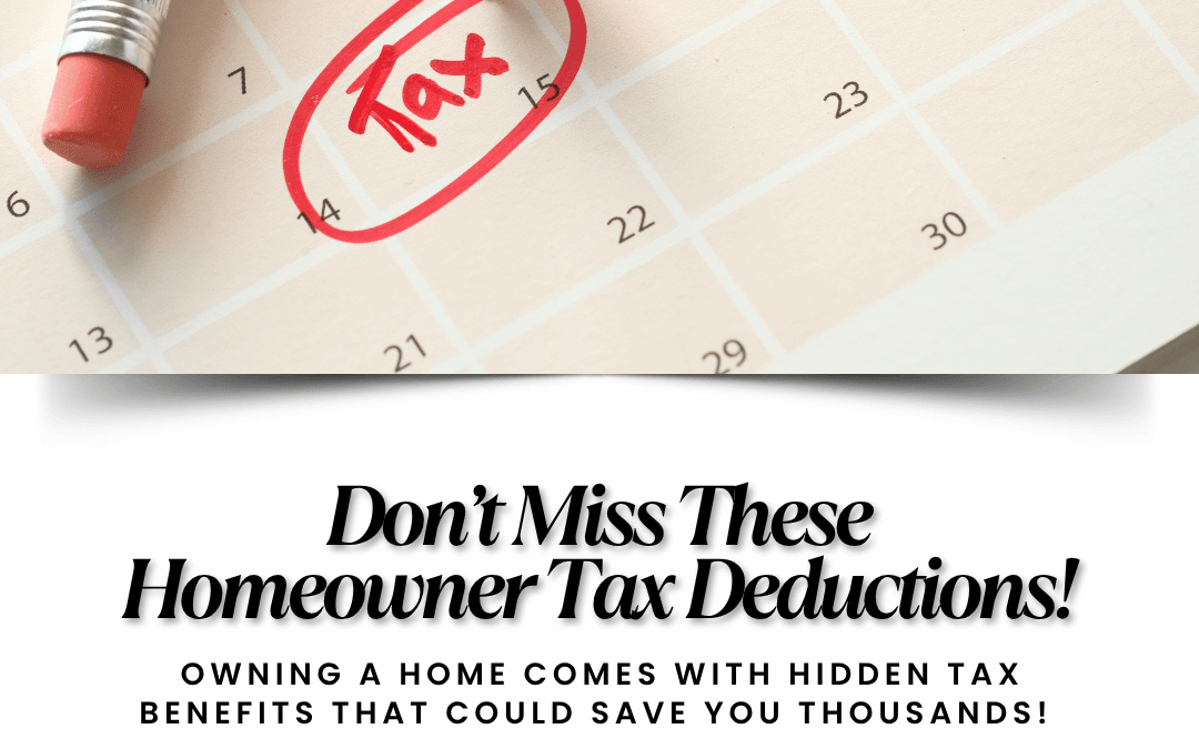 April 3rd – Don’t Miss these tax deductions