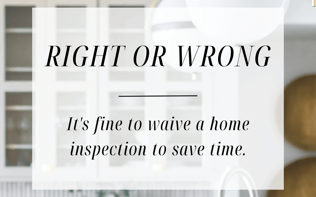 April 27 – Home Inspection