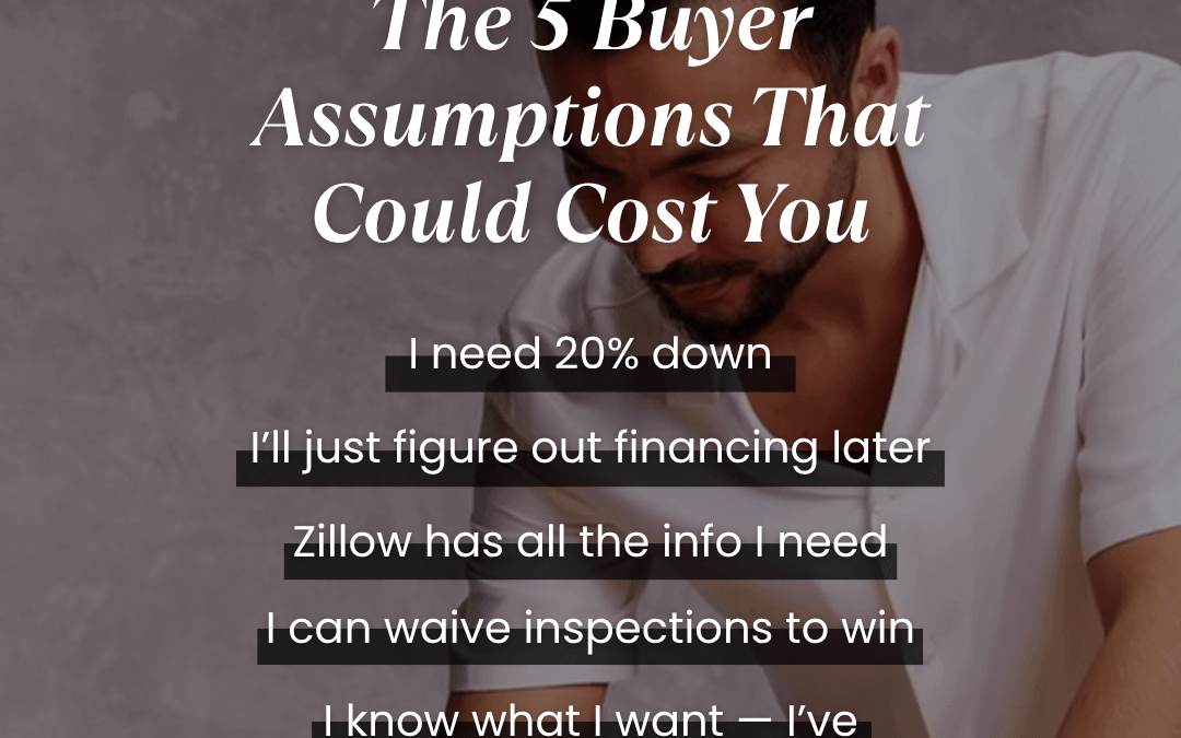 July 25th – 5 Buyer Assumptions