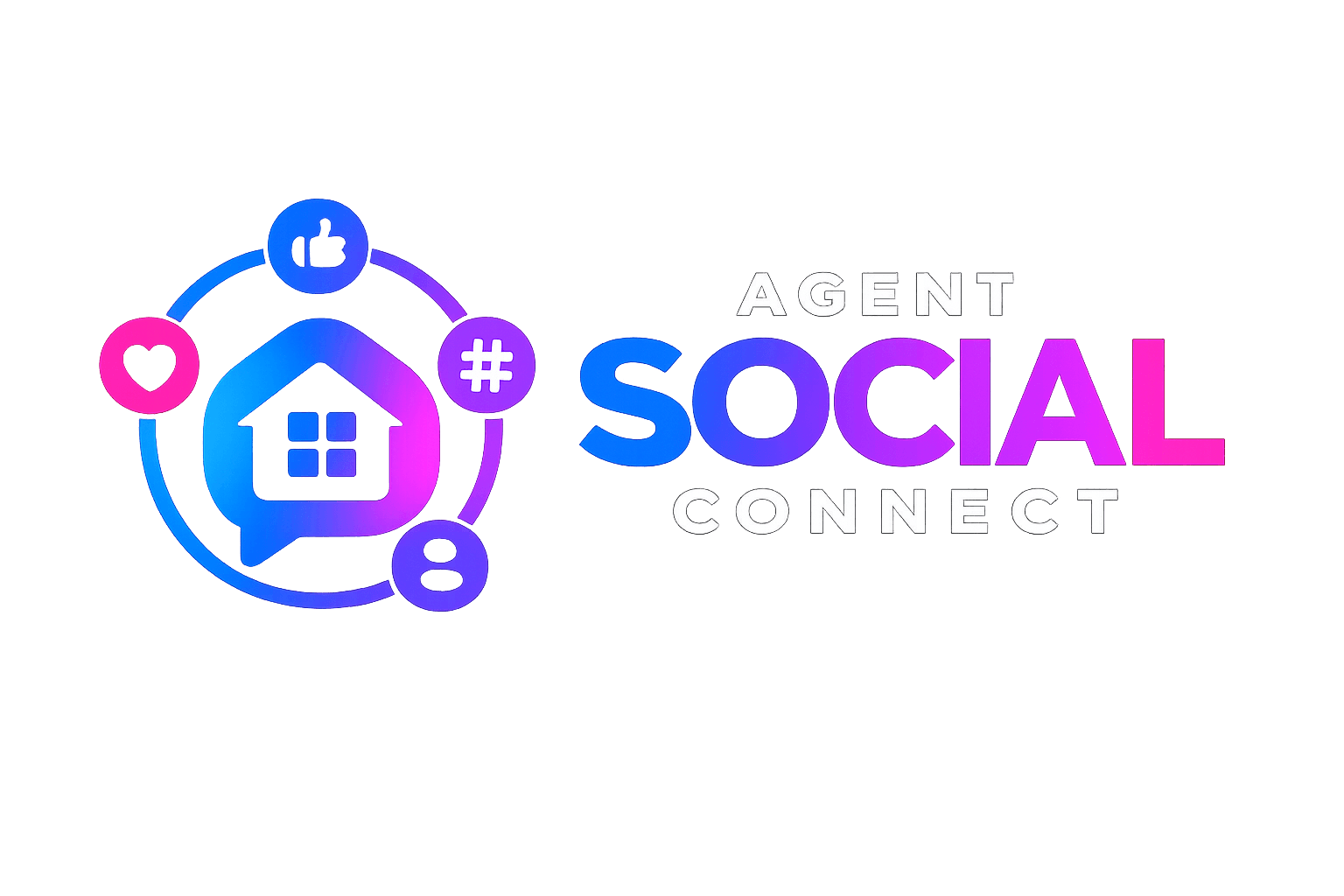 Agent Social Connect Logo Tranparent
