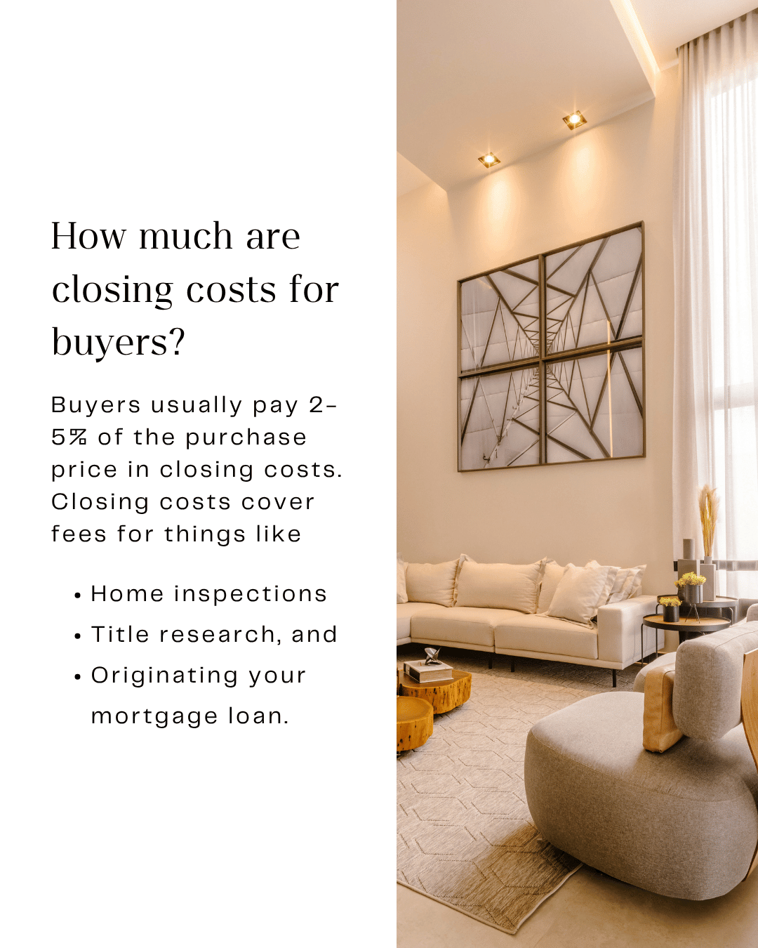 August 28th – Buyer Closing Costs