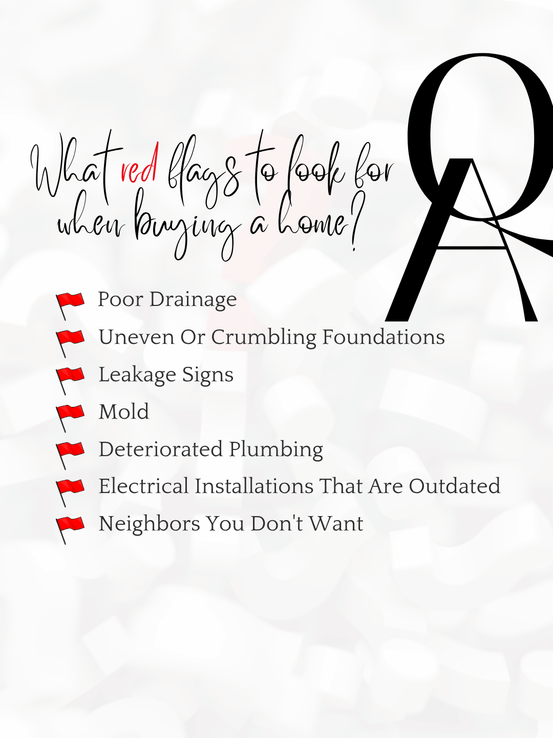Sept. 23rd – Red Flags