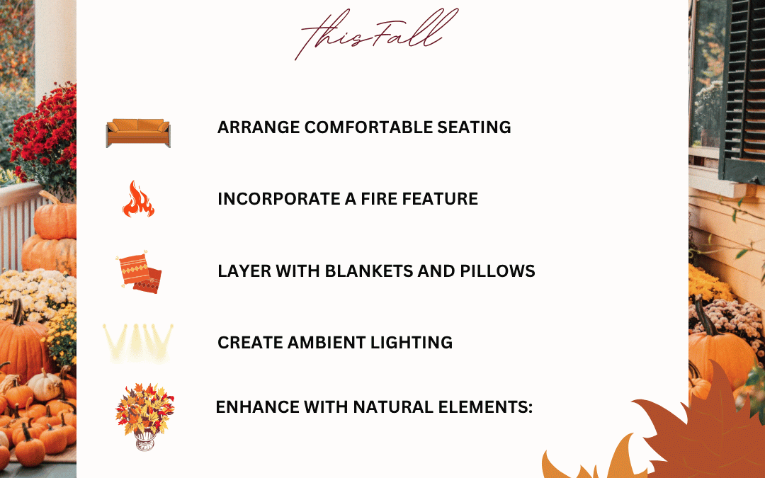 Oct. 23rd – Cozy Outdoor Seating